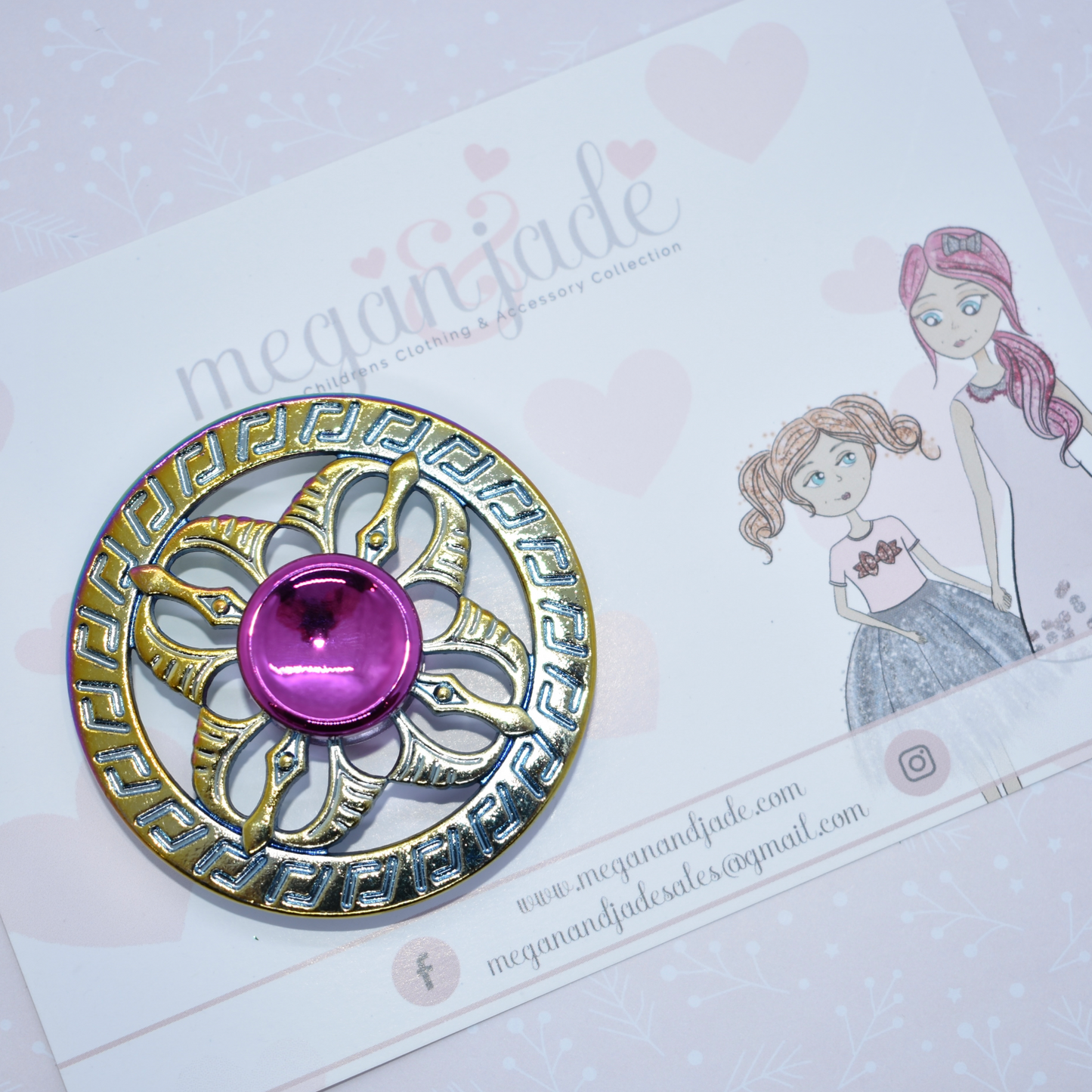 Celtic Rainbow Chrome Fidget Spinner